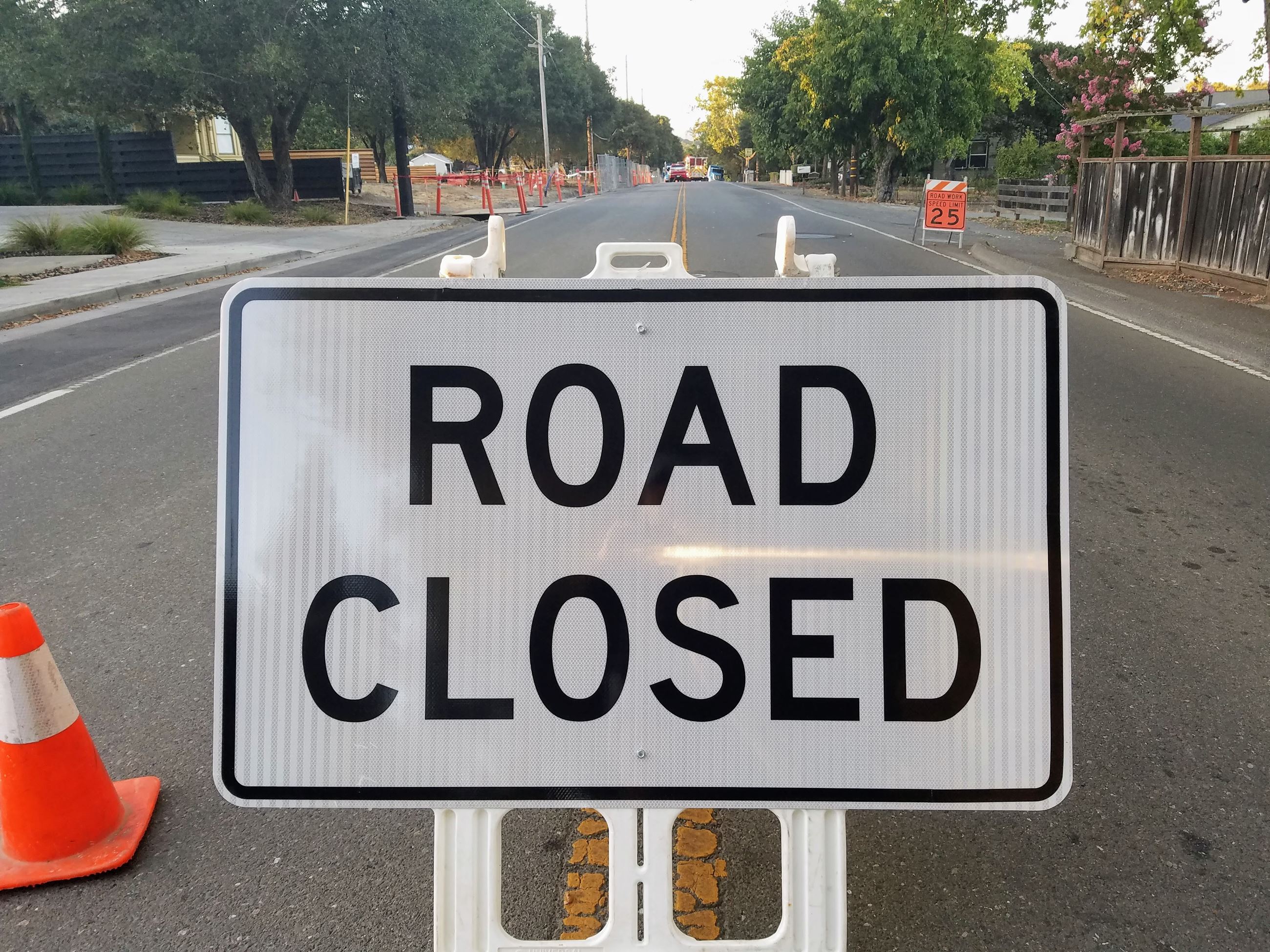 Grove Street Road Closure